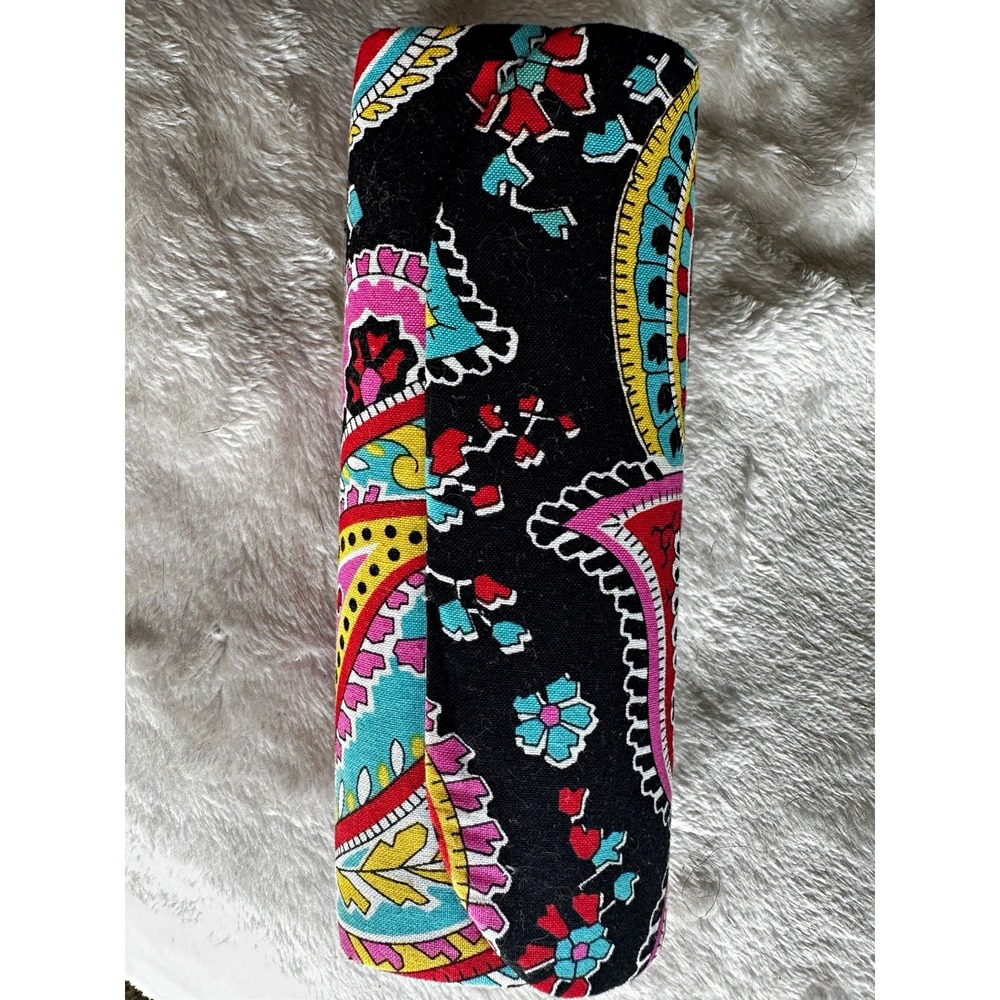 Vera Bradley Hard Eyeglass Case Paisley Print Multicolor/Black for Glasses